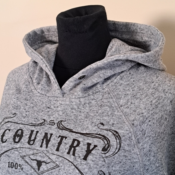 Gray Country Babe Hoodie - Picture 8 of 10